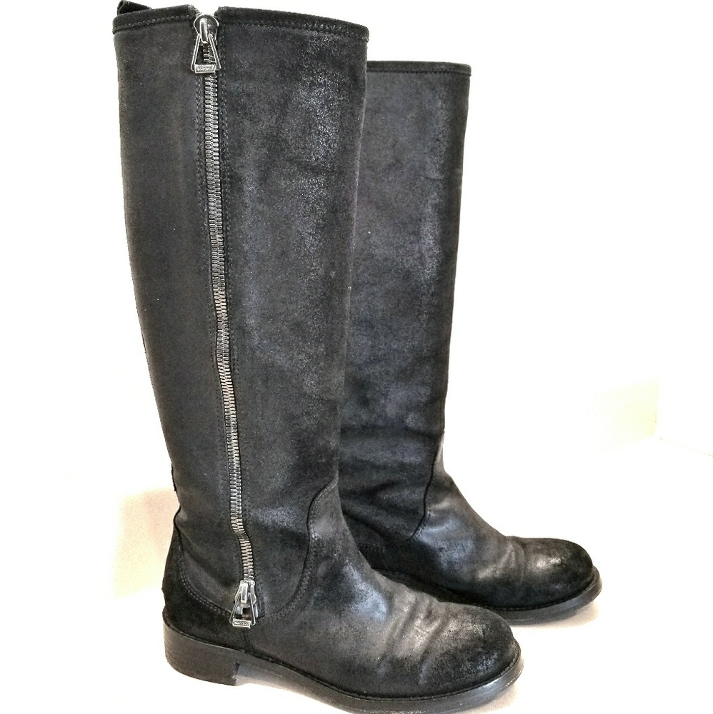 Jimmy Choo Doreen suede boots. Size 37.5
